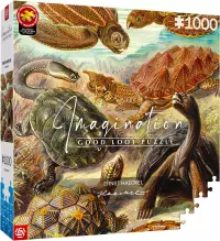Ilustracja produktu Good Loot Imagination Puzzle: Ernst Haeckel Chelonia / Żółwie morskie (1000 elementów)